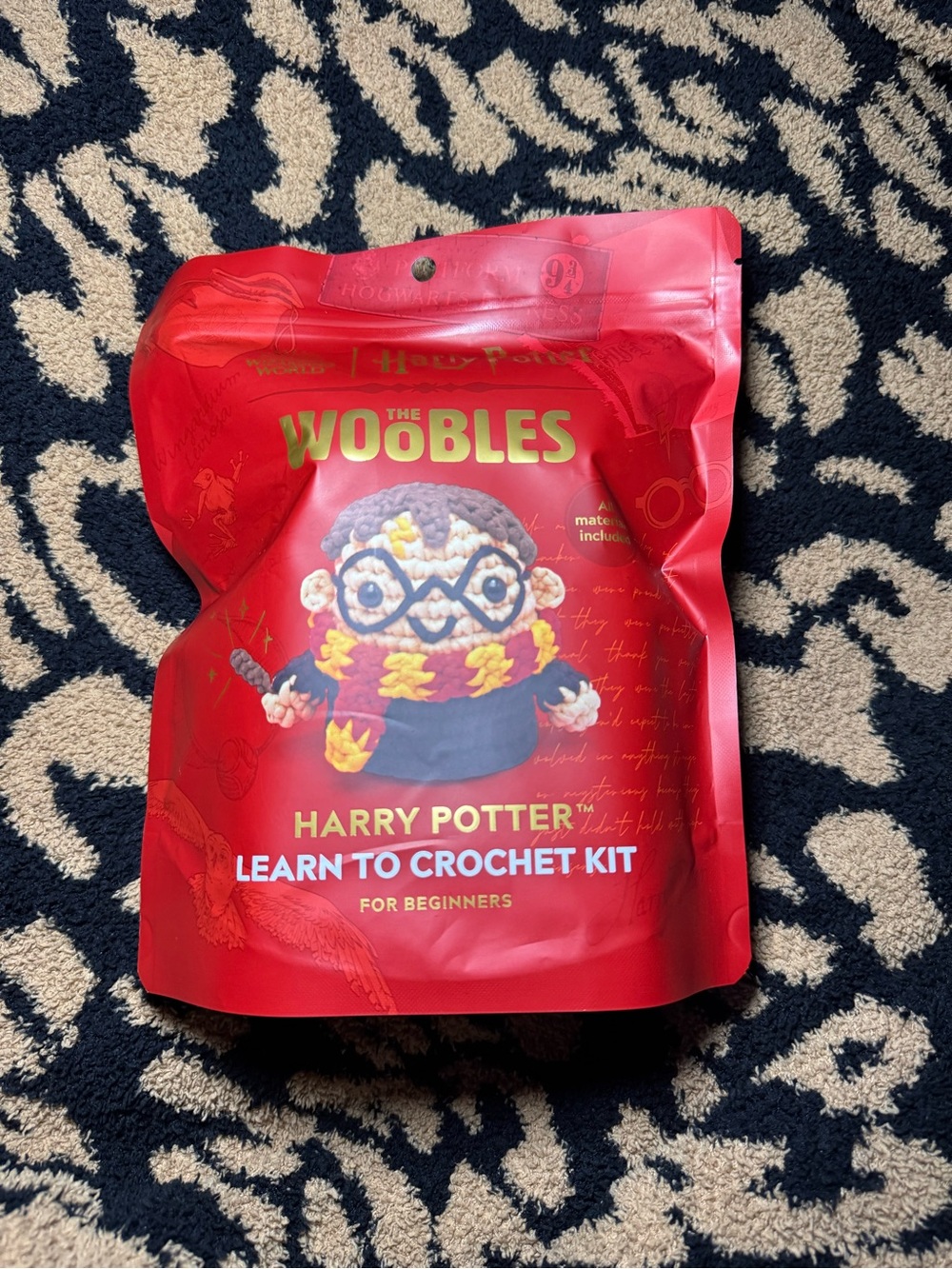 The Woobles Harry Potter Learn to Crochet Kit - Red